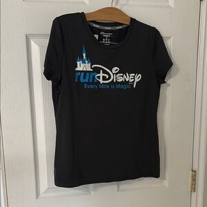 Champion run Disney  Black dry fit T-Shirt